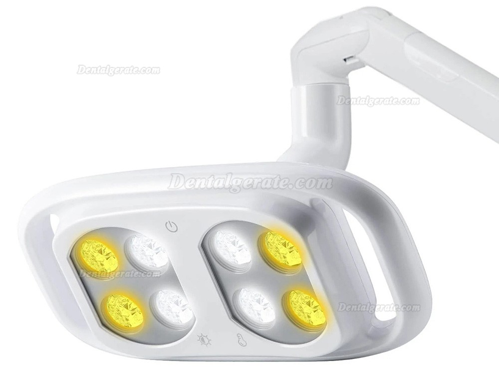 Zahnarztlampe 8 LEDs, 10 W, zweifarbig einstellbar mit infrarot-induktive